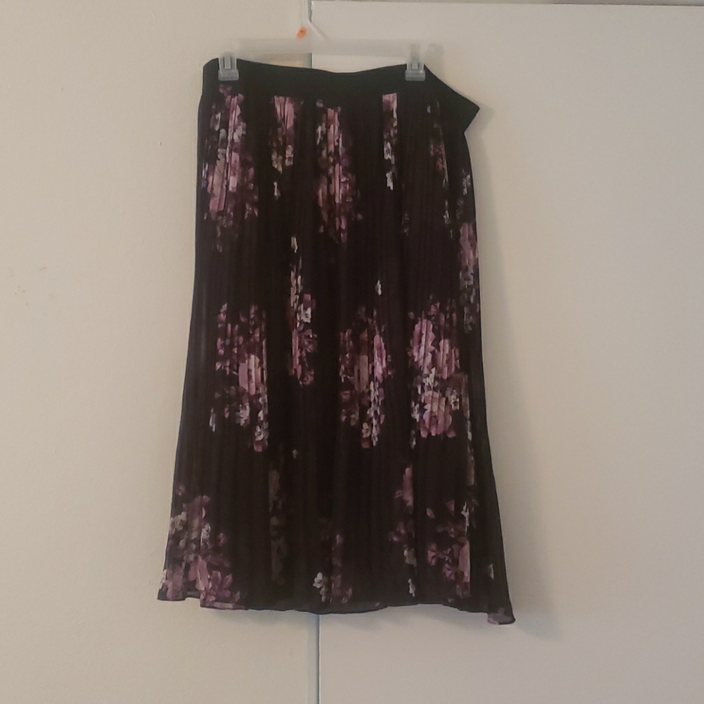 Torrid Midi Floral Skirt